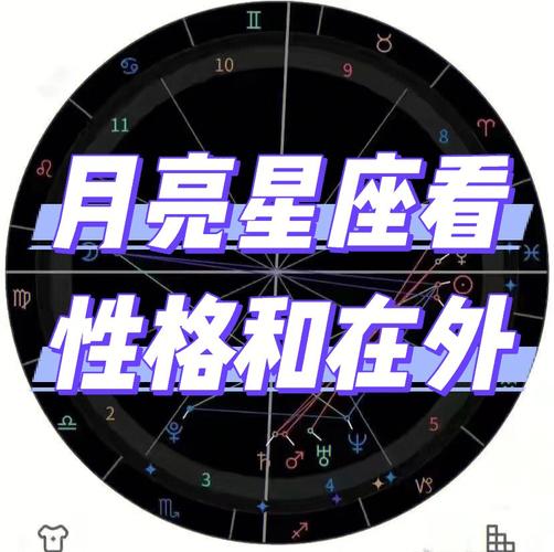 月亮星座看性格和外在星盘解读月亮