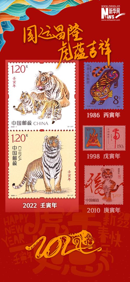 虎年生肖邮票来了