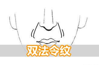女人双法令纹面相解析:法令纹就是从鼻翼的两边延伸向嘴角的两条对称