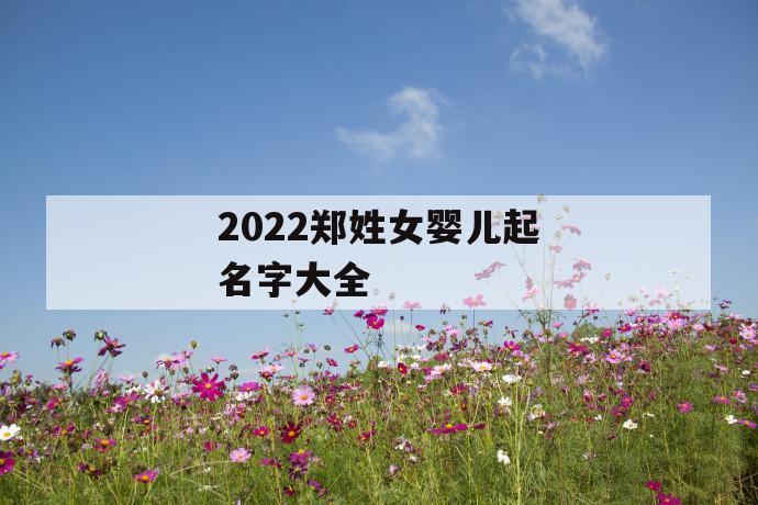 2023郑姓女婴儿起名字大全:新生宝宝郑姓女孩起名大全:洋气名字分享郑