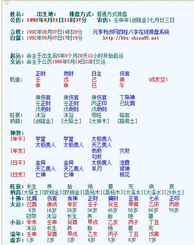 三步教你查自己的生辰八字 图