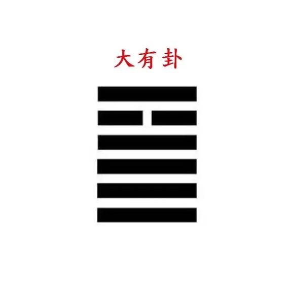 大有(dà yǒu)卦,是《易经》六十四卦第十四卦,