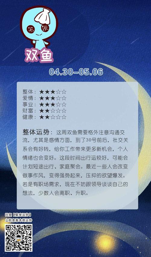 双鱼座今日运势2023年6月1日 - 老神婆风水大师网