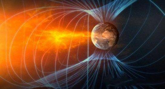 地球的磁场存在了数百万年,你可以把地球看作一个条形磁铁而它的磁场