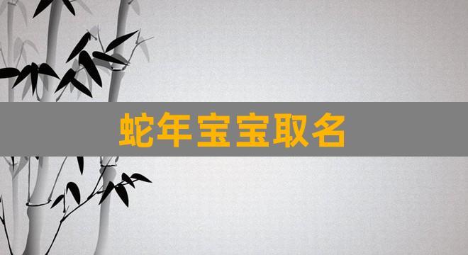 蛇年宝宝取名(蛇年宝宝取名为吴振翊可以吗?有什么禁忌吗?