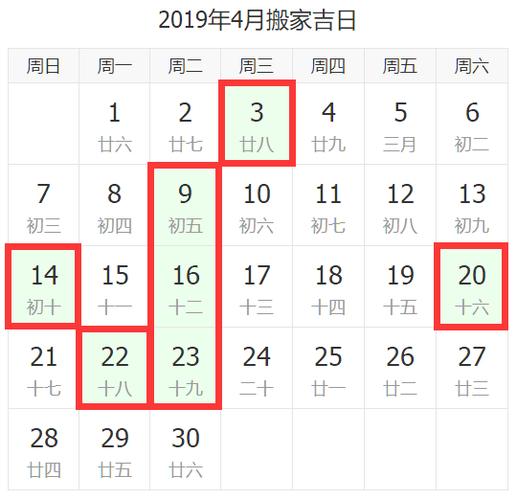 2023年4月搬家入宅黄道吉日 4月入宅黄道吉日查询 4月日子怎么样