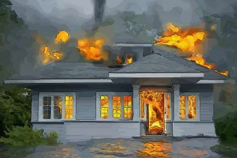 梦见房子着火 梦见房子着大火了什么预兆