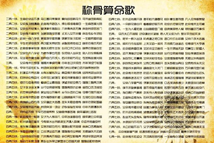 2023年称骨算命表:四两八钱命运详解-八字网