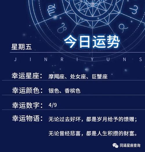 6月25日星座运势_摩羯座,处女座,巨蟹座大吉