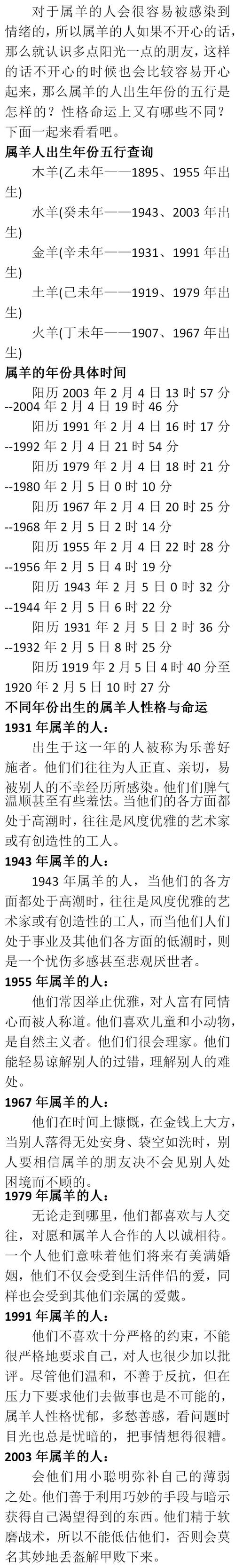 91年属羊的人一生运势1979年属羊人运势每月