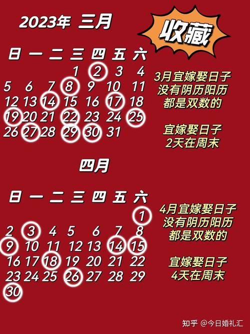 2023年结婚吉日抢先选上半年只有2天吉日