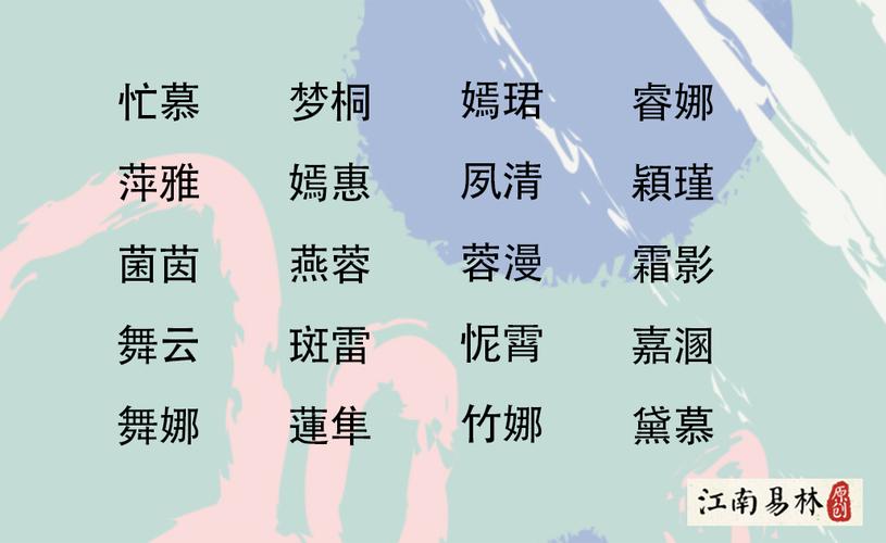 怎样给女孩子起名字(生女孩子名字怎么取好听)